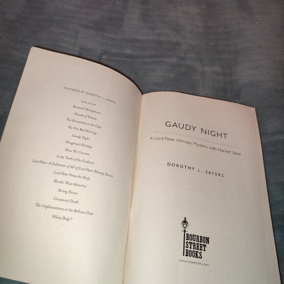 Book Gaudy Night Golden Age Mystery Dorothy L Sayers Sleuth Oxford British 1920s - Picture 4 of 10